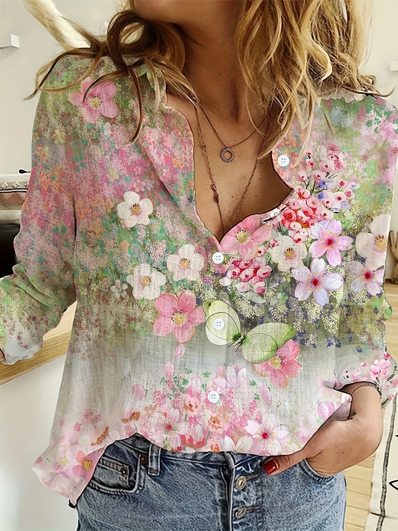 Pink Green (Almost sold out) / 3XL
